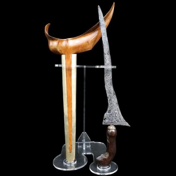 Keris Nogo Liman / Naga Liman Pudak Sategal Luk 3 Original Sepuh Pamor Wahyu Tumurun